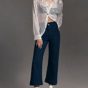 The Colette High Rise Wide Leg Jeans by Maeve